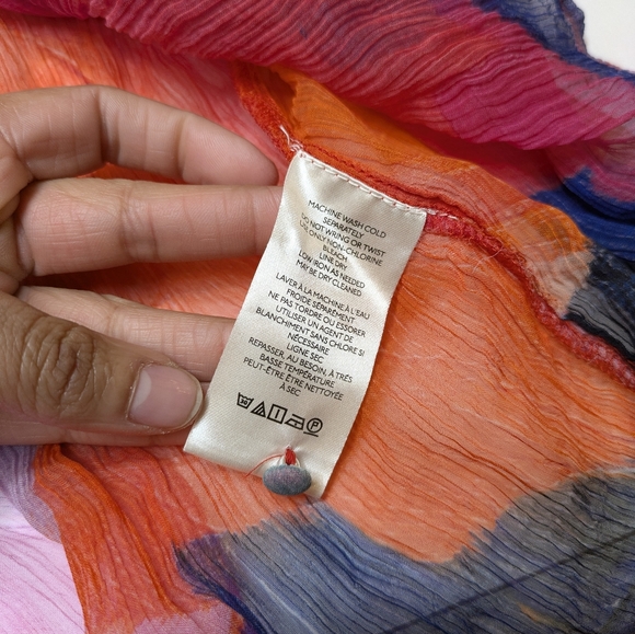 ANTHROPOLOGIE Women's The Marais Printed Tiered Maxi Dress Size Medium In Pink - Picture 12 of 14